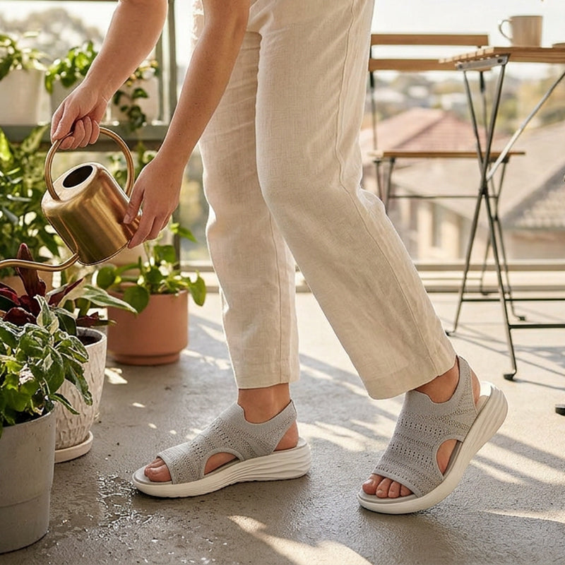 Ashcroft Anne™ | Platform Sandals in Breathable Material for Women