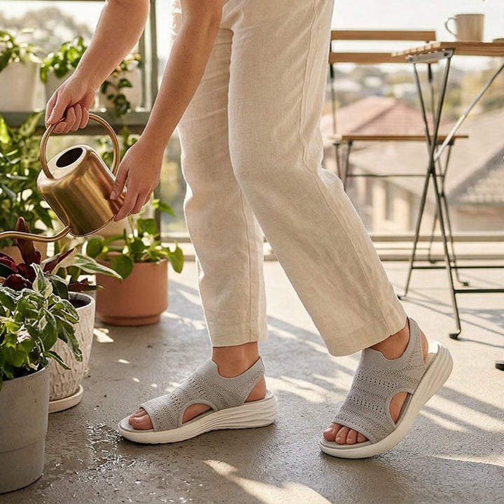 Ashcroft Anne™ | Platform Sandals in Breathable Material for Women