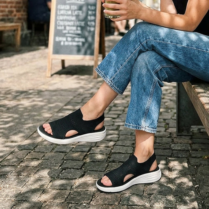 Ashcroft Anne™ | Platform Sandals in Breathable Material for Women