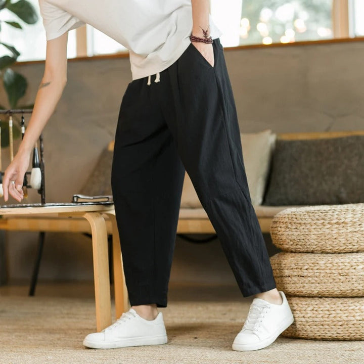 Ashcroft | Eduardo Comfortable Drawstring Trousers