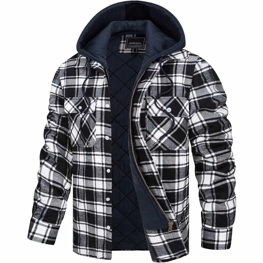 Kevin | Checked Zip Jacket