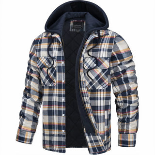 Kevin | Checked Zip Jacket