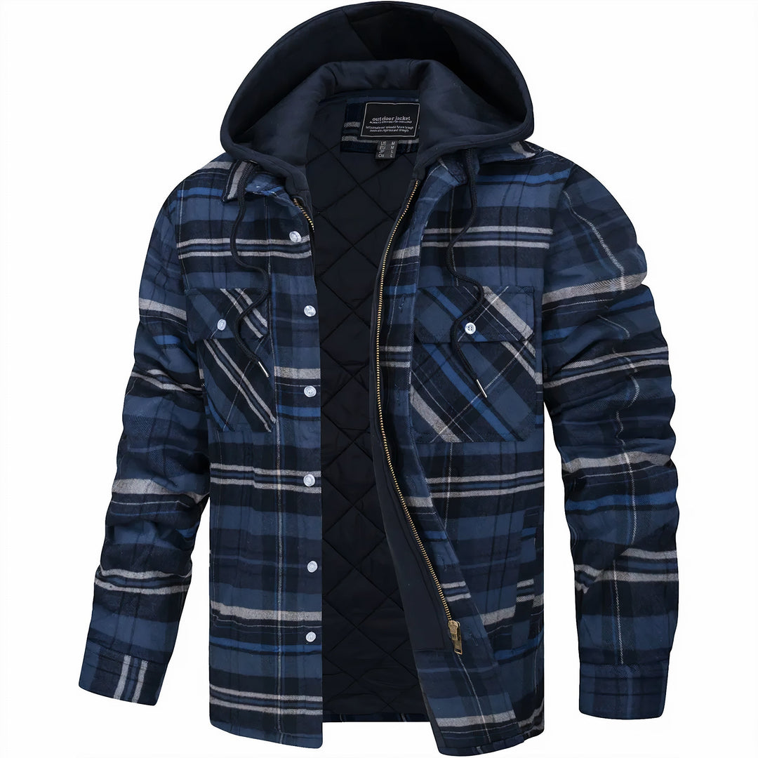 Kevin | Checked Zip Jacket