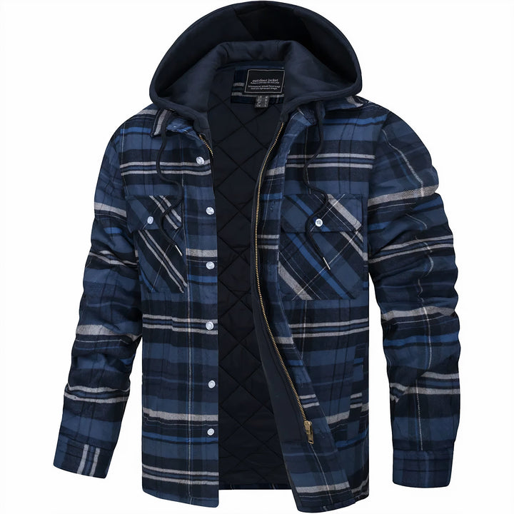 Kevin | Checked Zip Jacket