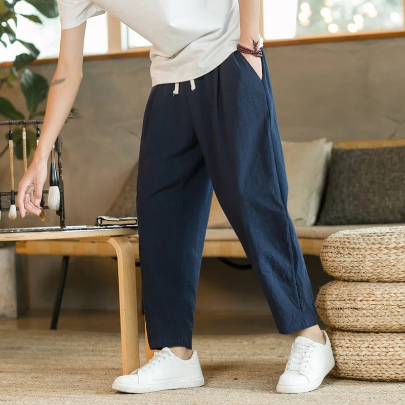 Ashcroft | Eduardo Comfortable Drawstring Trousers