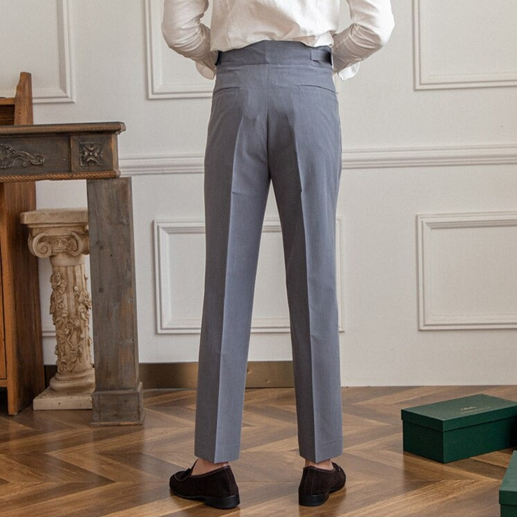 Ashcroft | Ellis Classic High-Waist Trousers with Buckle Closure