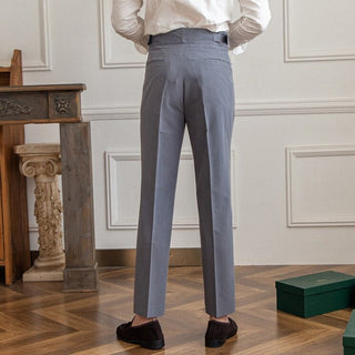 Ashcroft | Ellis Classic High-Waist Trousers with Buckle Closure