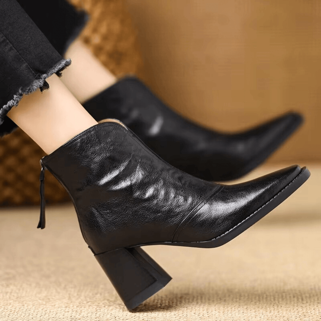 Ashcroft | Luxurious Mid-Heel Ankle Boots