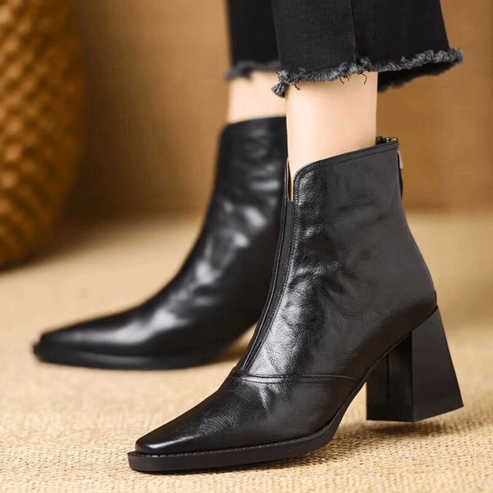 Ashcroft | Luxurious Mid-Heel Ankle Boots