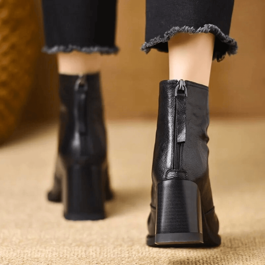 Ashcroft | Luxurious Mid-Heel Ankle Boots