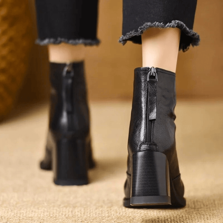 Ashcroft | Luxurious Mid-Heel Ankle Boots