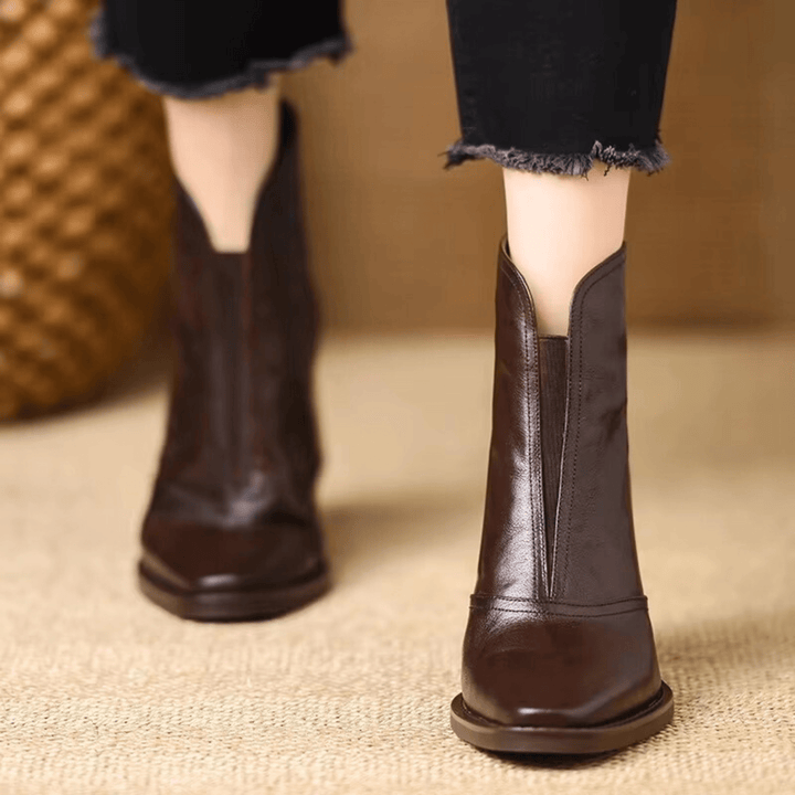 Ashcroft | Luxurious Mid-Heel Ankle Boots