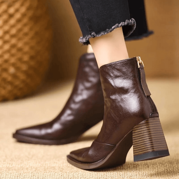 Ashcroft | Luxurious Mid-Heel Ankle Boots