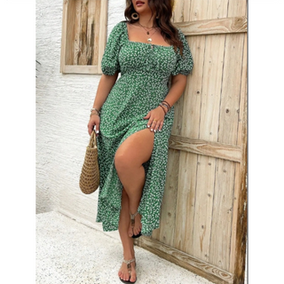 Ashcroft Comfy Elegant Summer Slit Dress – view 8