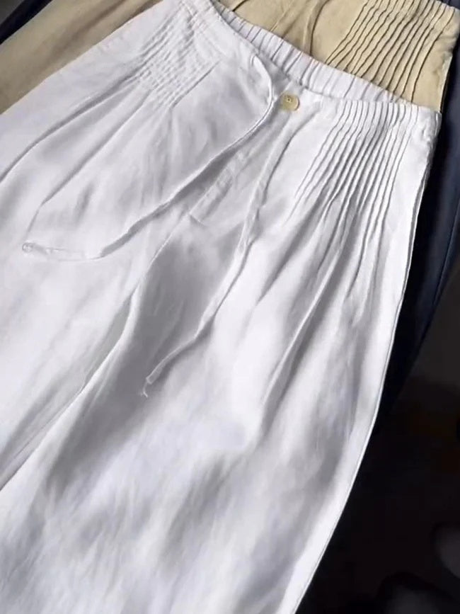 Ashcroft | Mara Lightweight Summer Linen Trousers