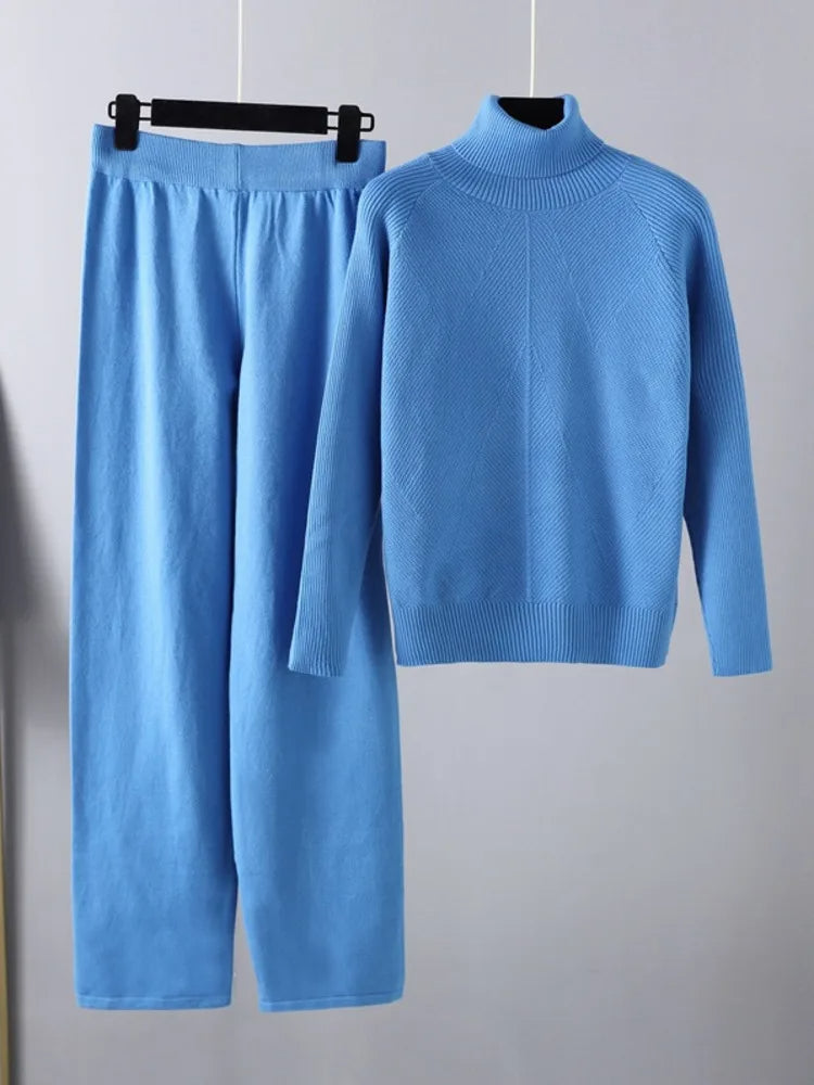 Cazel | Cable Knit Lounge Two-Piece Set