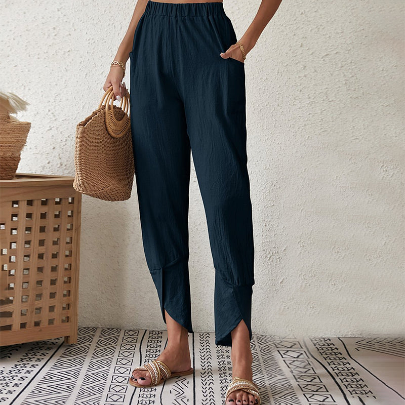 Plain Casual Trousers