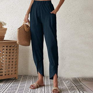 Plain Casual Trousers